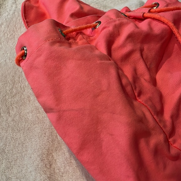 victoria’s secret PINK neon pink canvas backpack - Picture 7 of 7